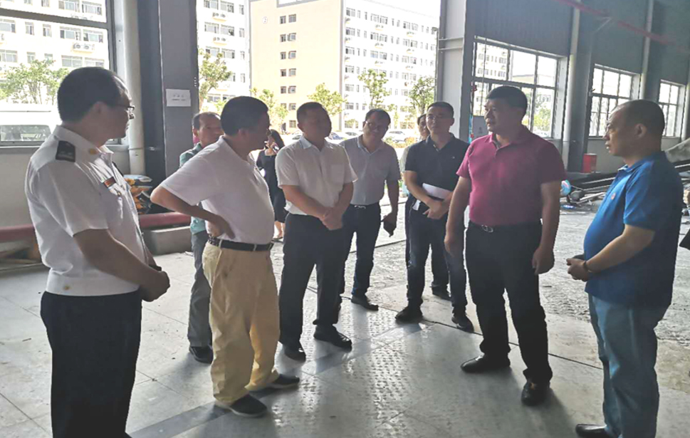 福清市常务副市长一行辅导 莅临bte365官网新资料科技工业园调研领导